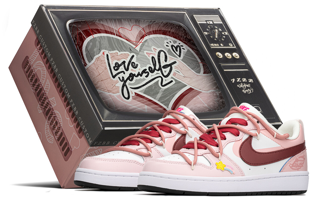

Женские кроссовки для скейтбординга Nike Court Borough Low, Pink