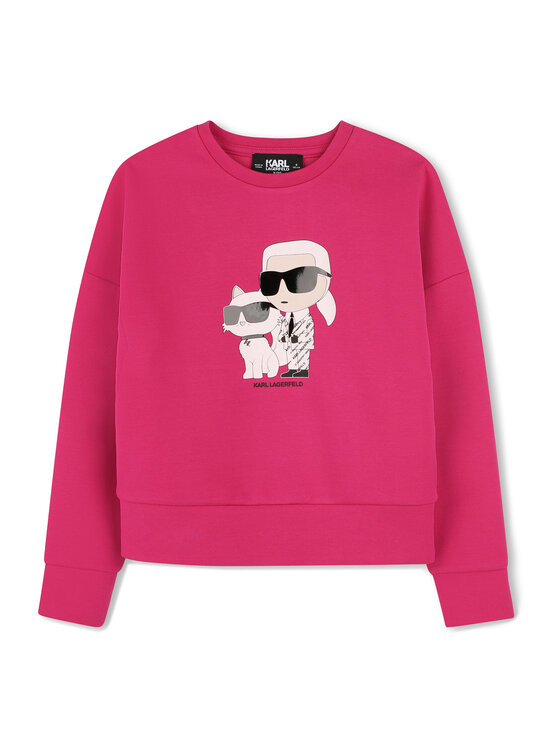 

Толстовка обычного кроя Z30472 S Karl Lagerfeld Kids, розовый