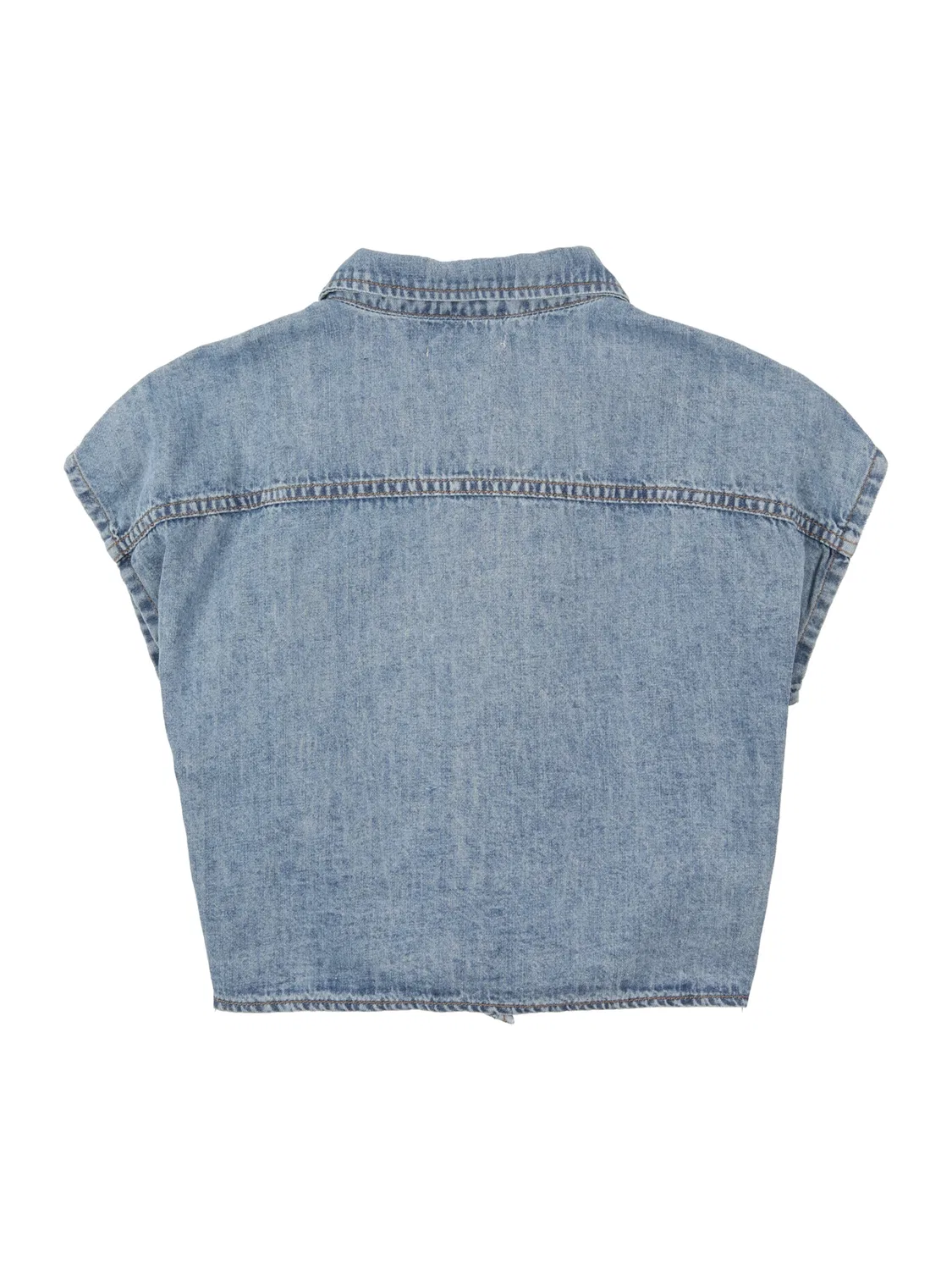 Блузка Calvin Klein Jeans светло-голубого цвета — фото 2