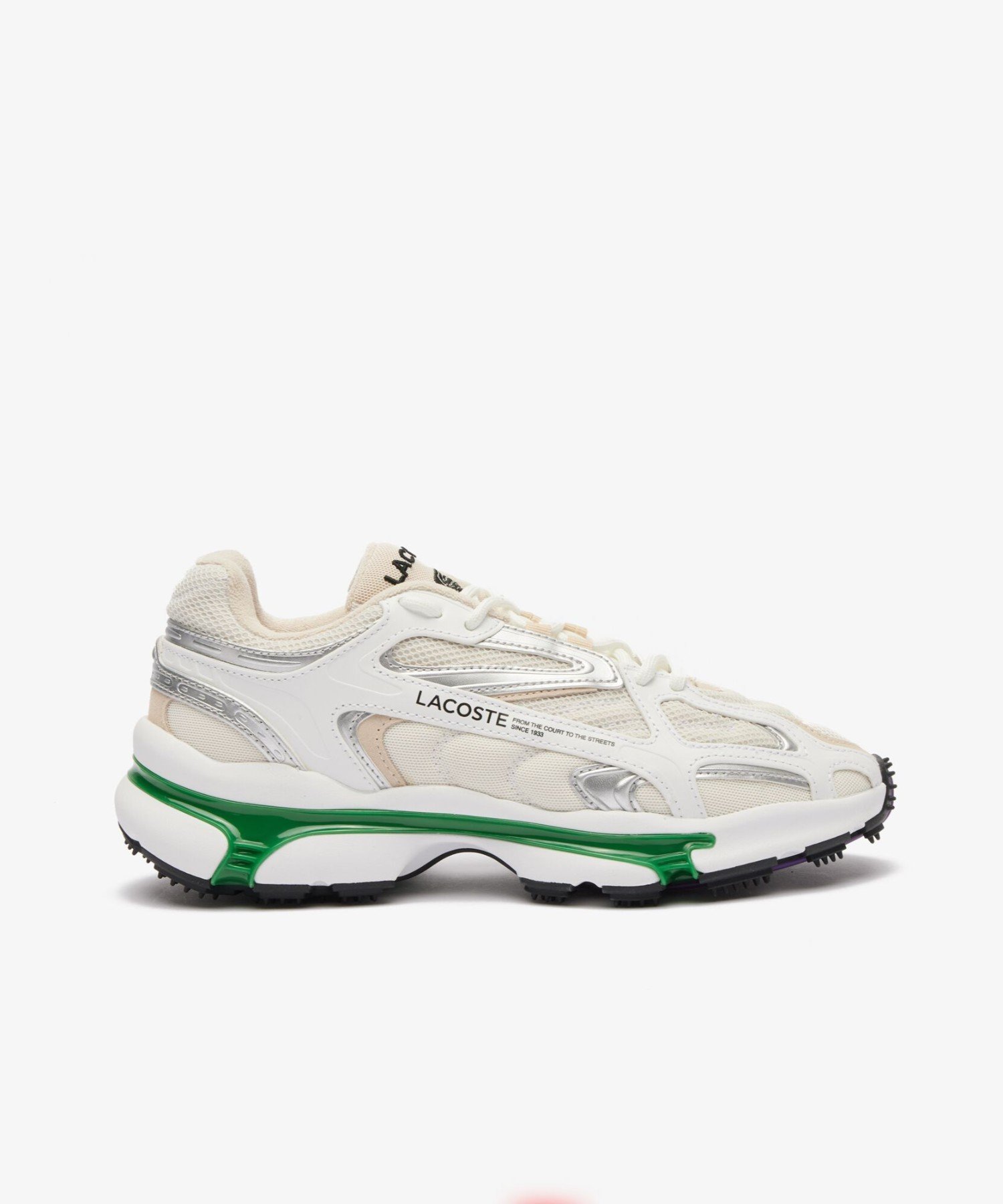 Мужские L003 2K24 124 1 SMA LACOSTE, White x Green