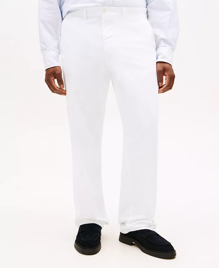 

Мужские удобные брюки-чиносы TH Flex Stretch Custom-Fit больших размеров Tommy Hilfiger, белый
