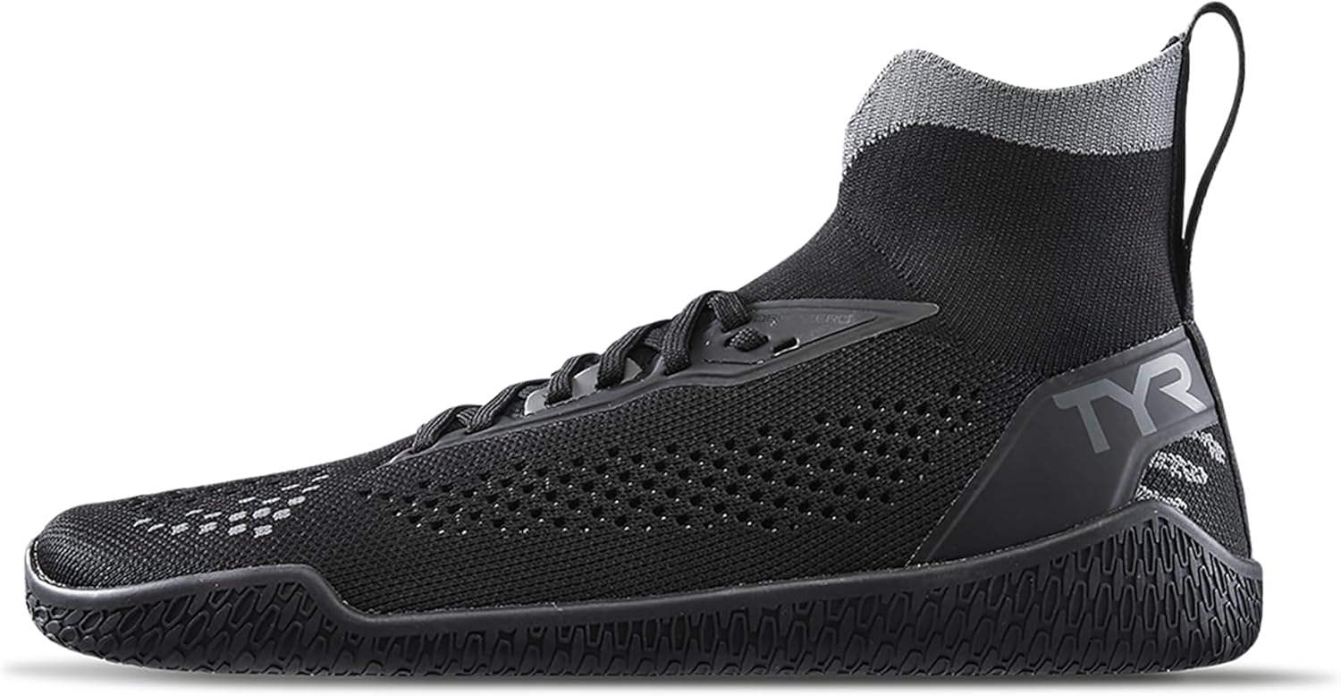 

Кроссовки TYR Unisex Drop Zero Hightop с поддержкой лодыжки и сцеплением для тренировок в зале, черный