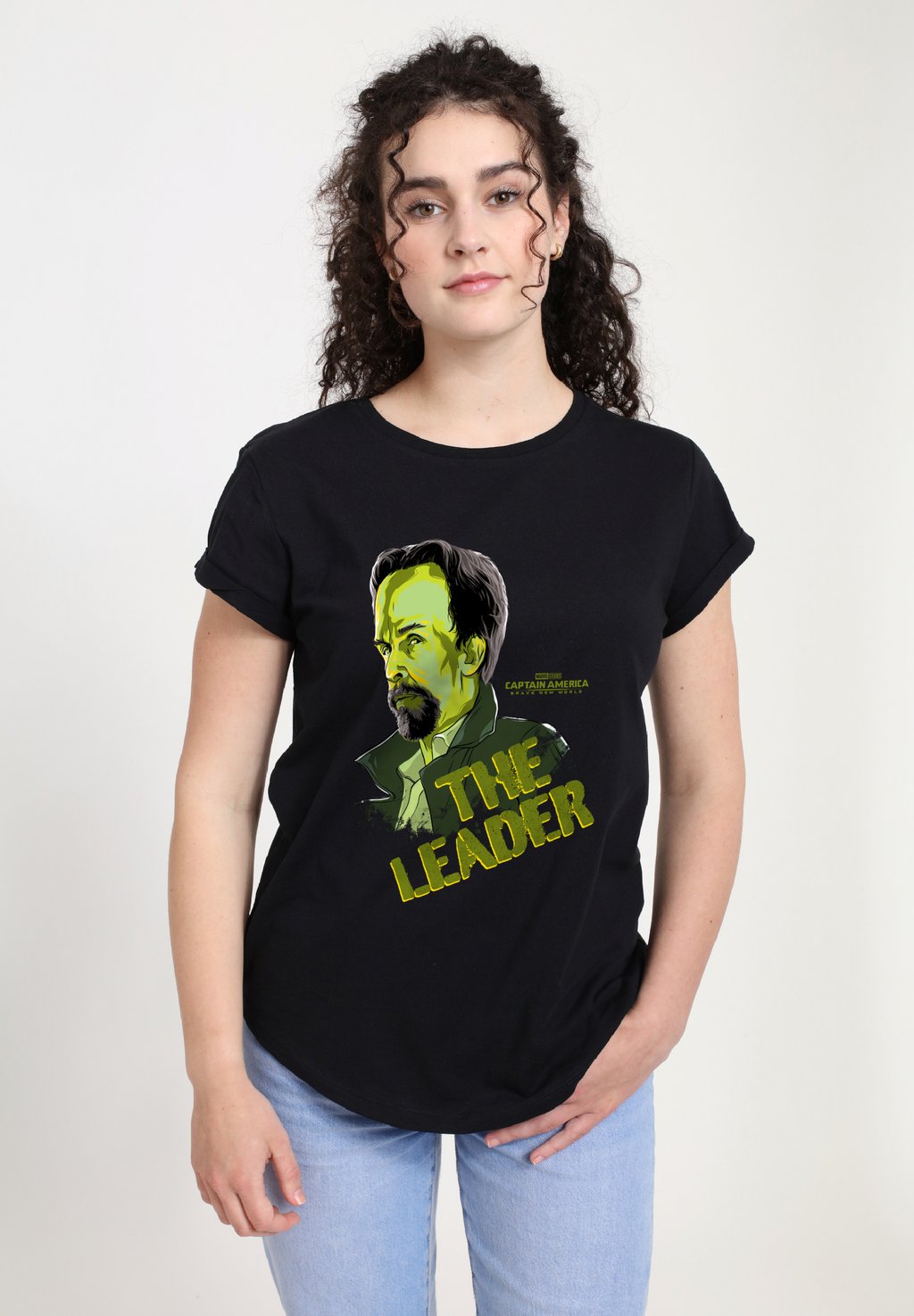 

Футболка с принтом CAPTAIN AMERICA BRAVE NEW WORLD THE LEADER BUST Henry Tiger, черный