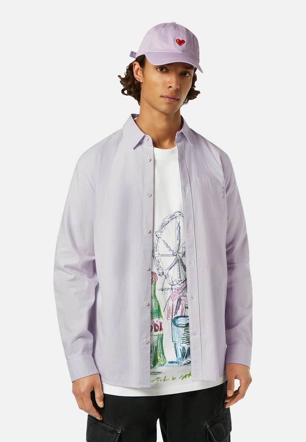 

Рубашка Scotch & Soda, фиолетовый