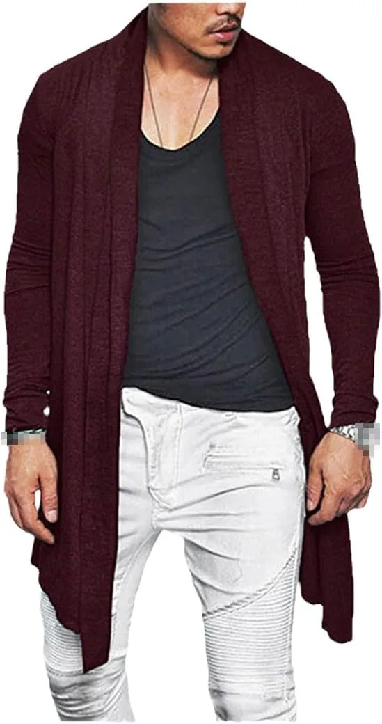 

Осенний мужской кардиган вязаный Slim Fit Dvbfufv