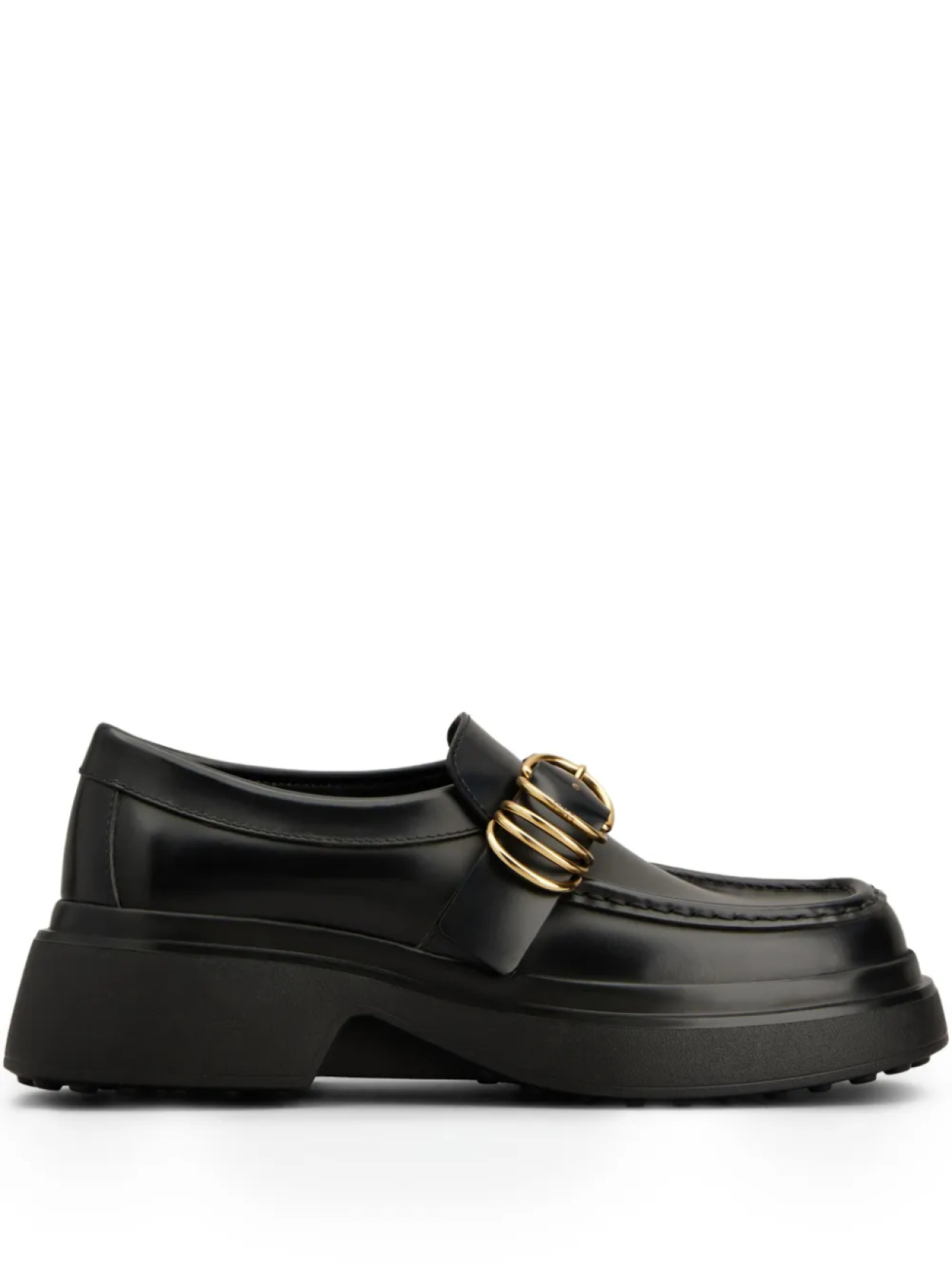 Tod's кожаные лоферы, черный