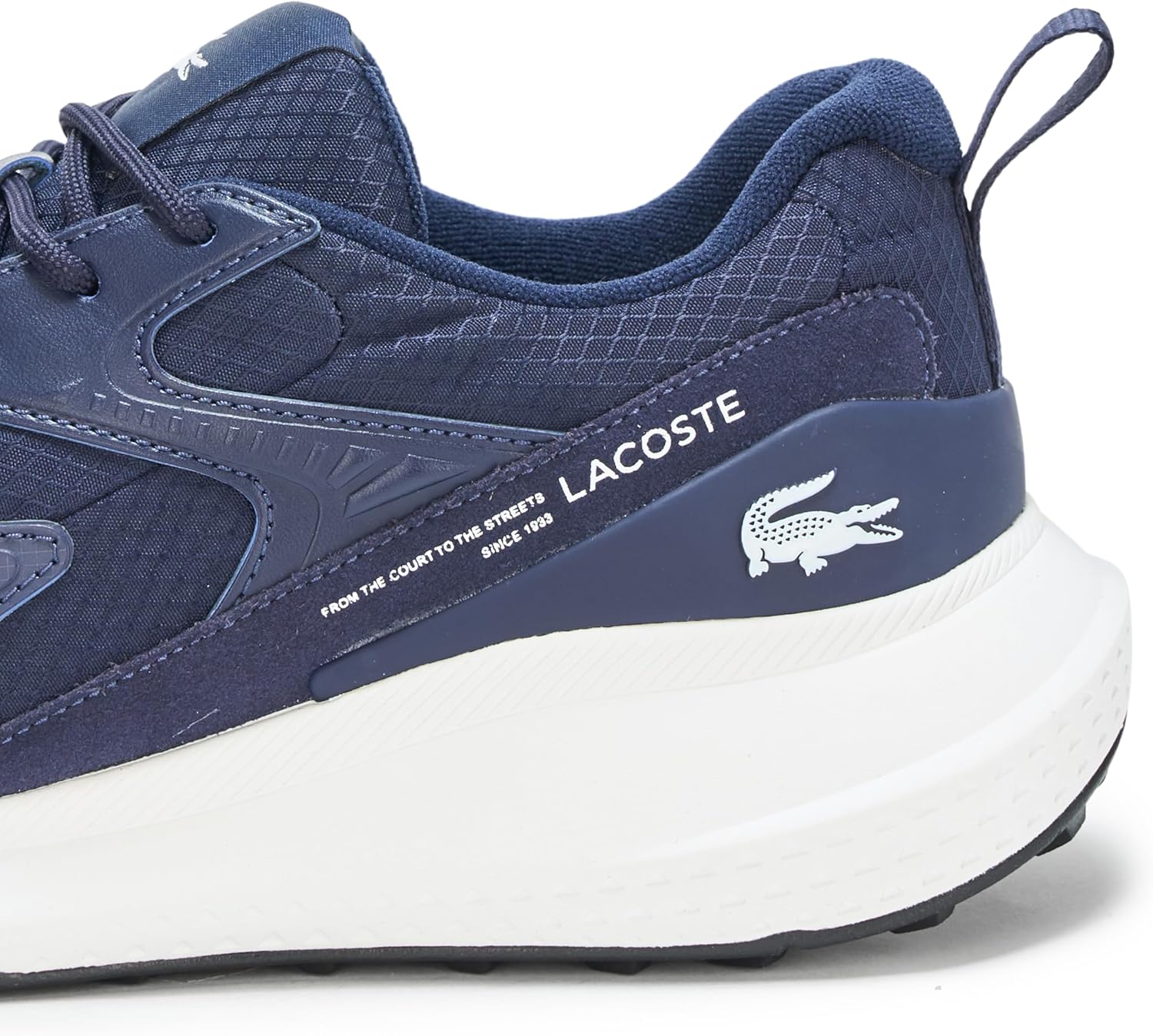 Мужские кроссовки Lacoste L003 Evo, белый/синий/темно-синий — фото 4