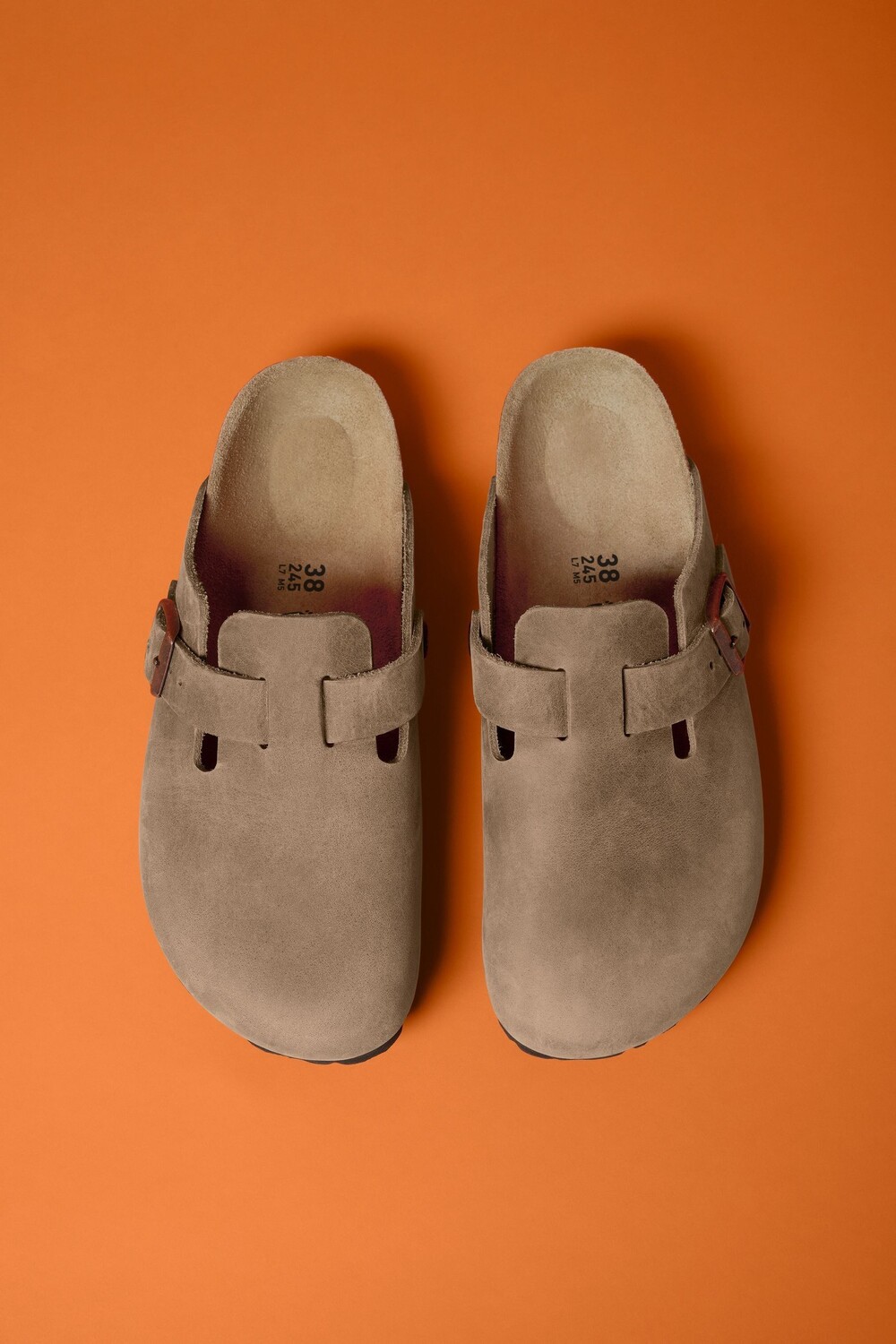 Босоножки Boston из масляной кожи Birkenstock, коричневый — фото 2