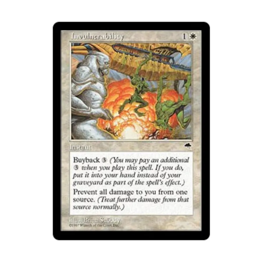 

CCG Неуязвимость (U), MTG - Tempest