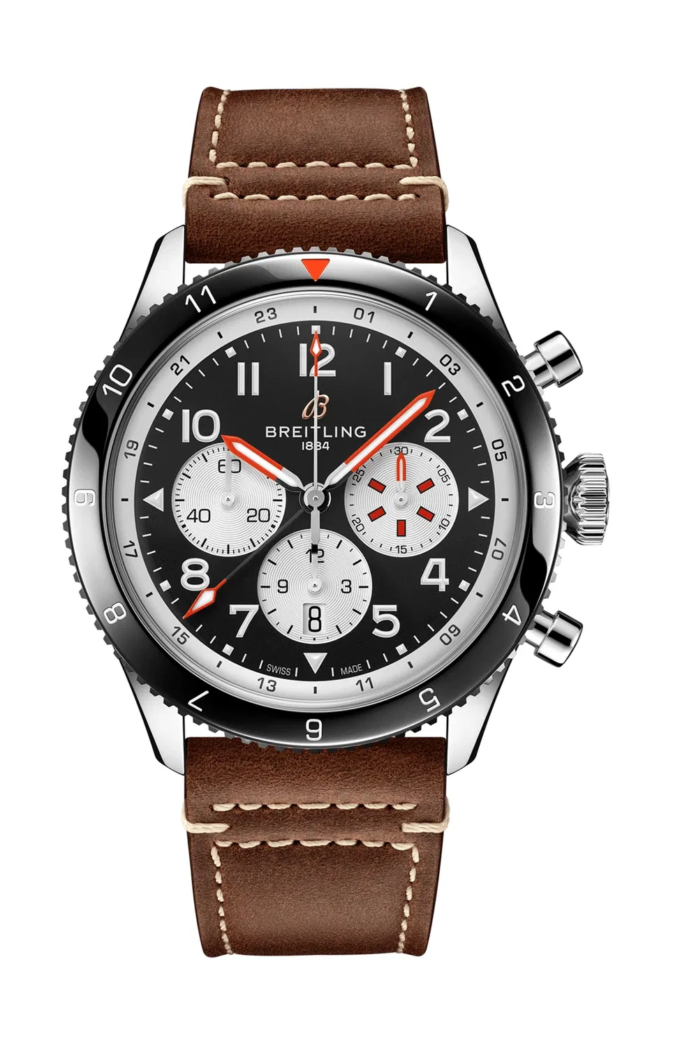 СУПЕР AVI B04 ХРОНОГРАФ GMT 46 МОСКИТО - YB04451A1B1X1 BREITLING, черный