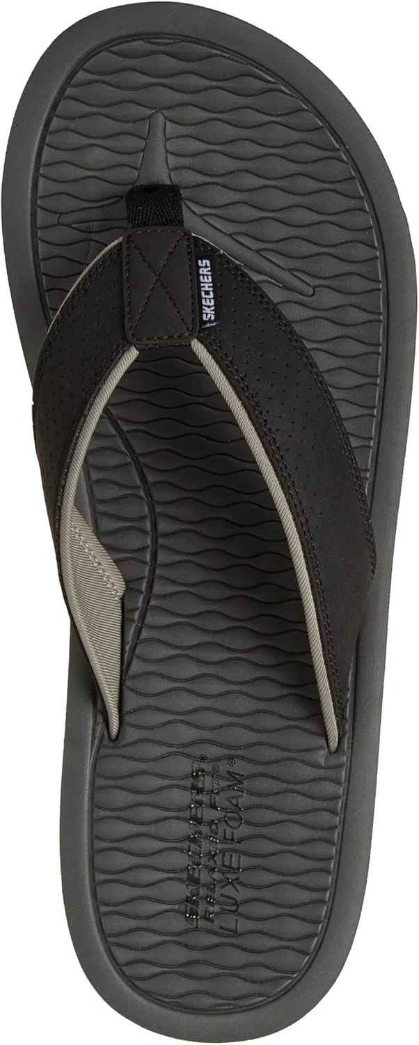 Сандалии Skechers, Black Skechers USA Men's — фото 3