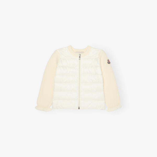 

Куртка утепленная Moncler на молнии, бежевый