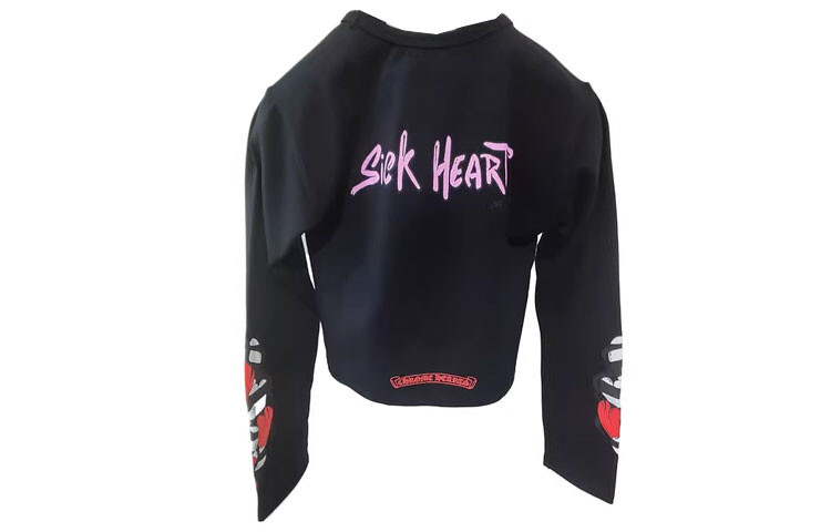 

Футболка женская Chrome Hearts, черный / лиловый