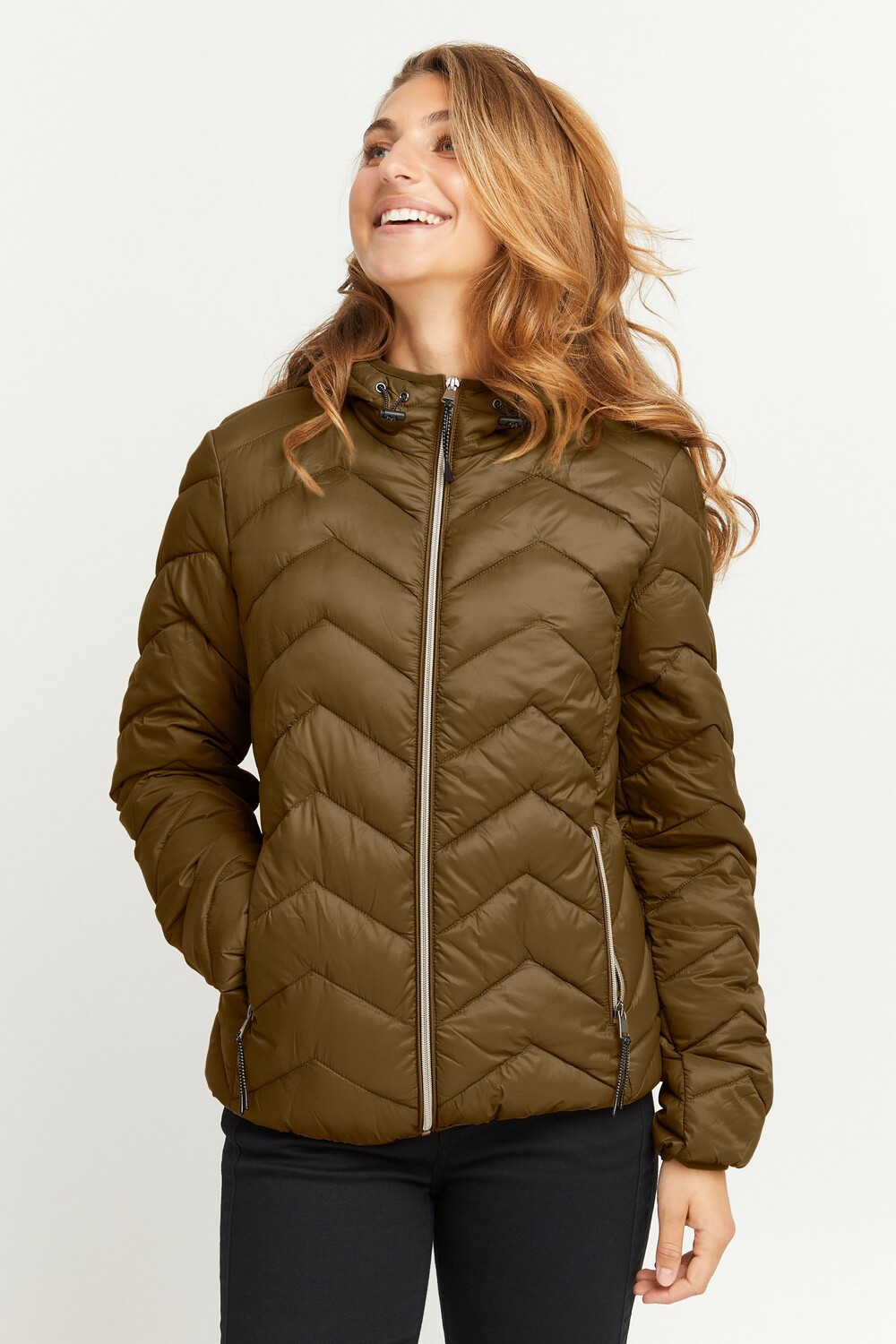 

Пуховик Fransa Steppjacke FRPADMA JA 1 20610720, коричневый