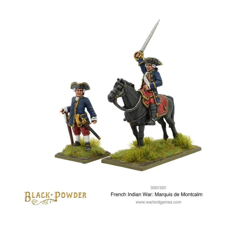 

Маркиз де Монкальм, Black Powder - French Indian War 1754-1763 (28mm)