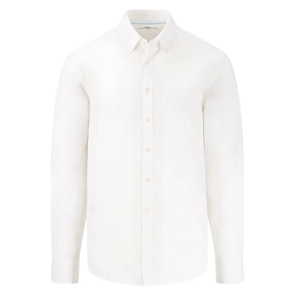

Рубашка Fynch Hatton Garment Dyed Poplin, белый