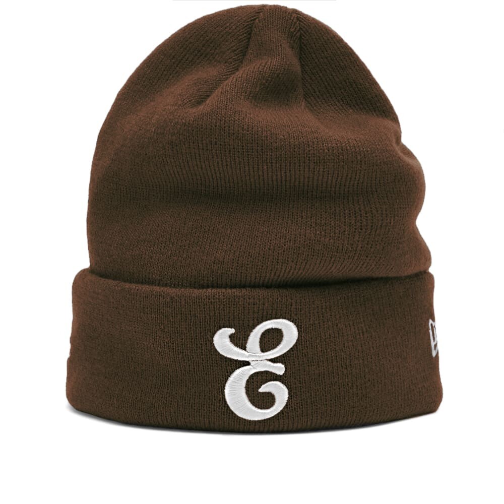 

Шапка New Era E By End. New Era Beanie, цвет Walnut