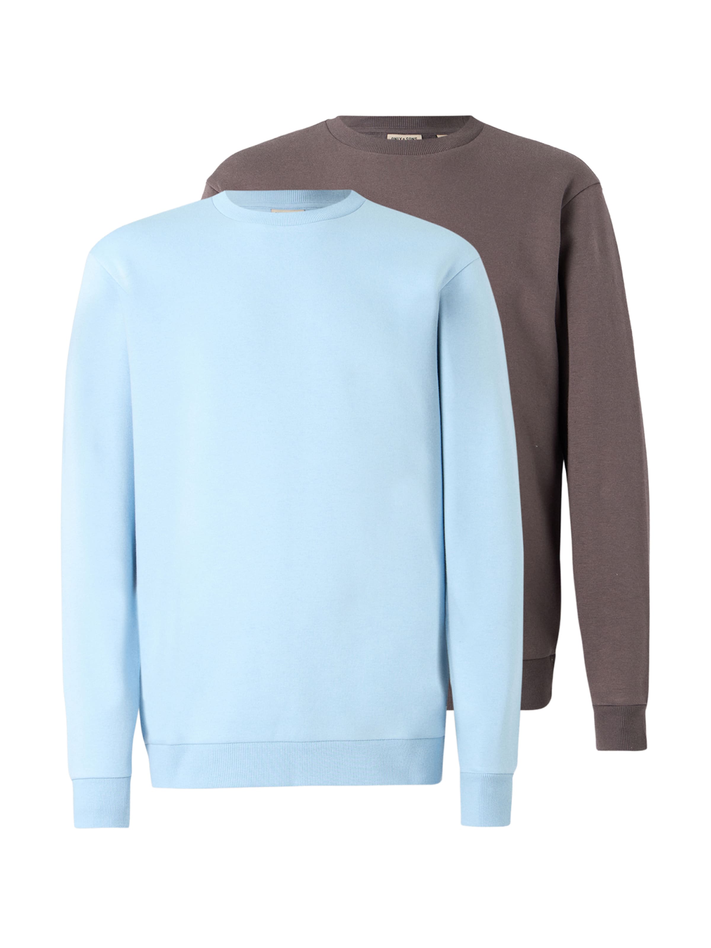 

Only & Sons Свитшот 'ONSCERES' в светло-голубом и темно-коричневом, Коричневый, Only & Sons Свитшот 'ONSCERES' в светло-голубом и темно-коричневом
