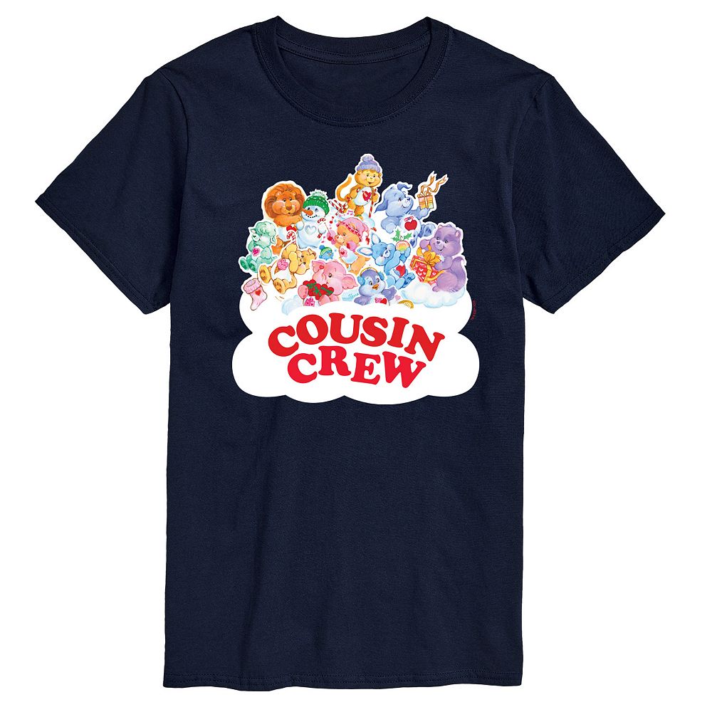 

Мужская футболка с рисунком Care Bears Cousins ​​Crew Licensed Character, темно-синий