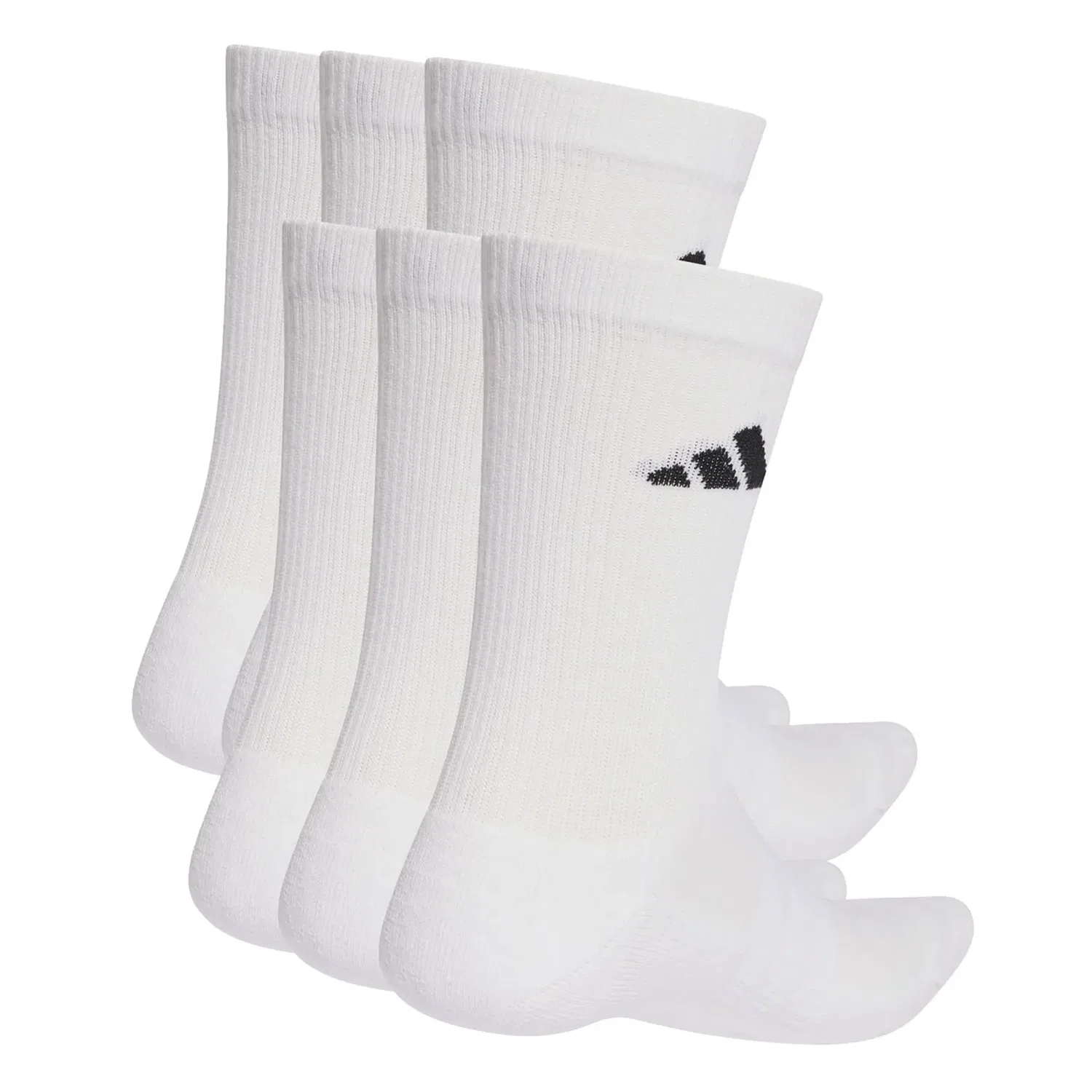 Носки 6er Pack с усиленной пяткой и мыском Adidas, белый — фото 2