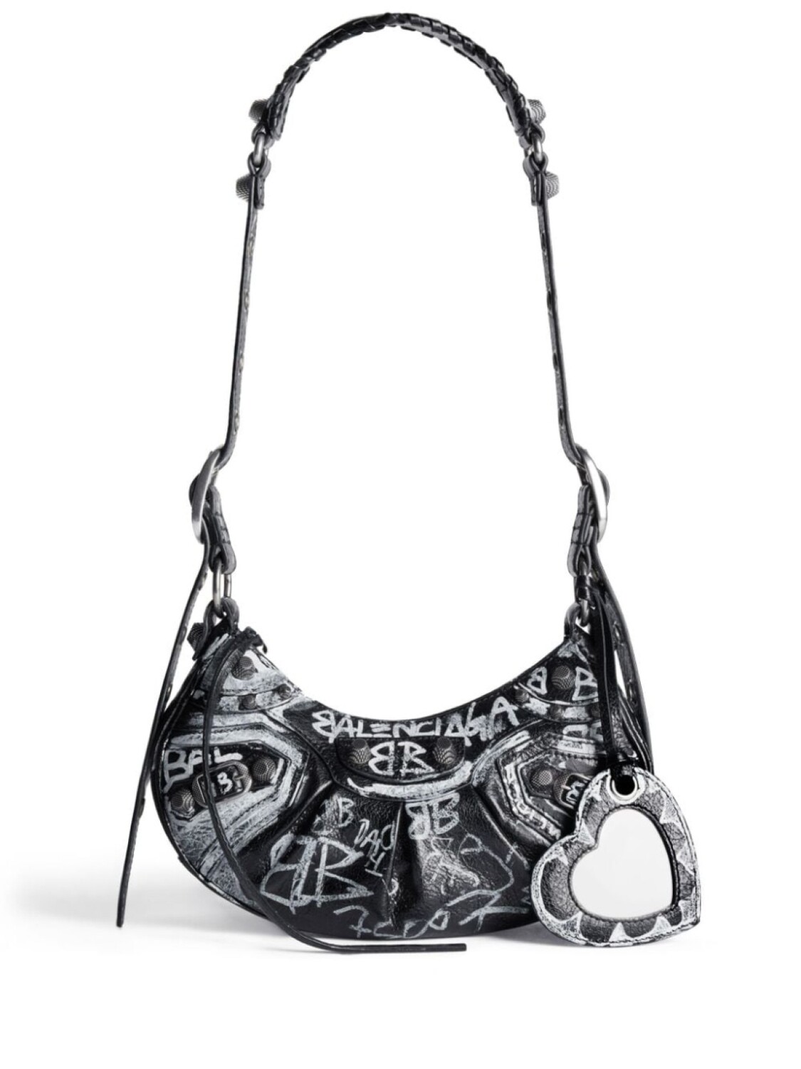 

Balenciaga сумка на плечо XS Le Cagole с принтом граффити, черный