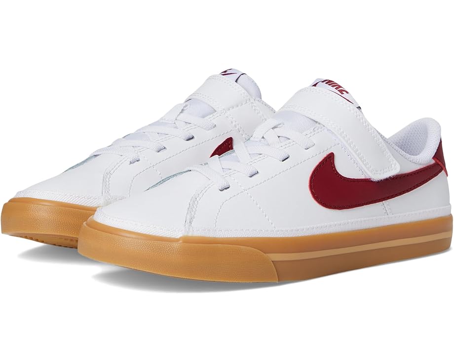 

Кроссовки Nike Kids Court Legacy, цвет White/Team Red/Gum Yellow