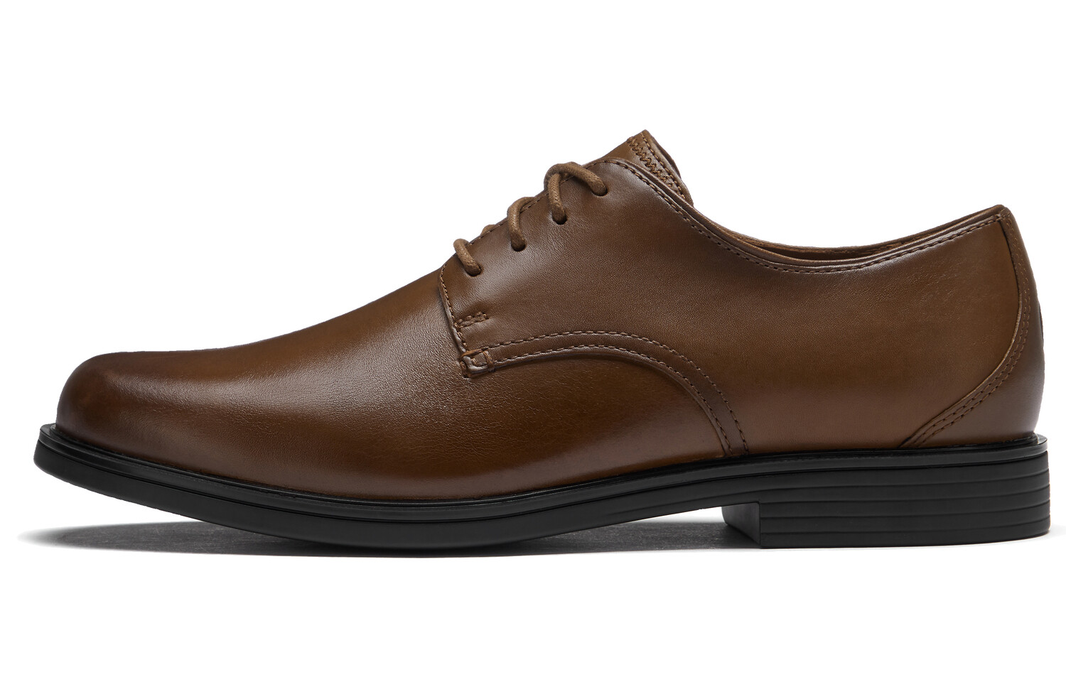 Туфли мужские низкие темно-коричневые Clarks