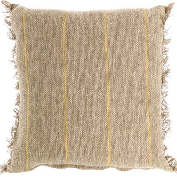 

Декоративная подушка Unique Living Pluto, 45x8x45 см цвет braun/gelb