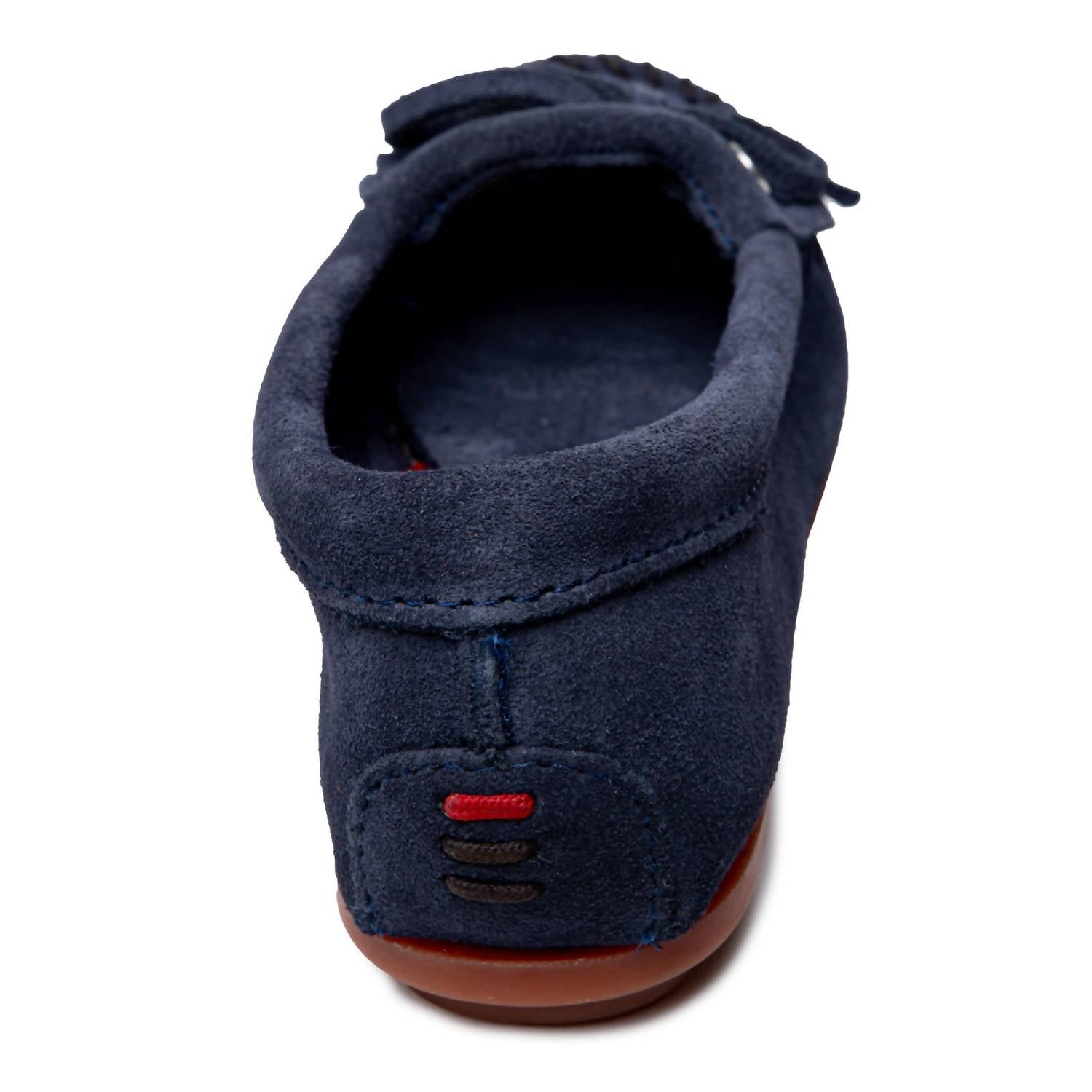 Женские мокасины Thunderbird Animikii с жесткой подошвой в синем дениме Minnetonka — фото 2