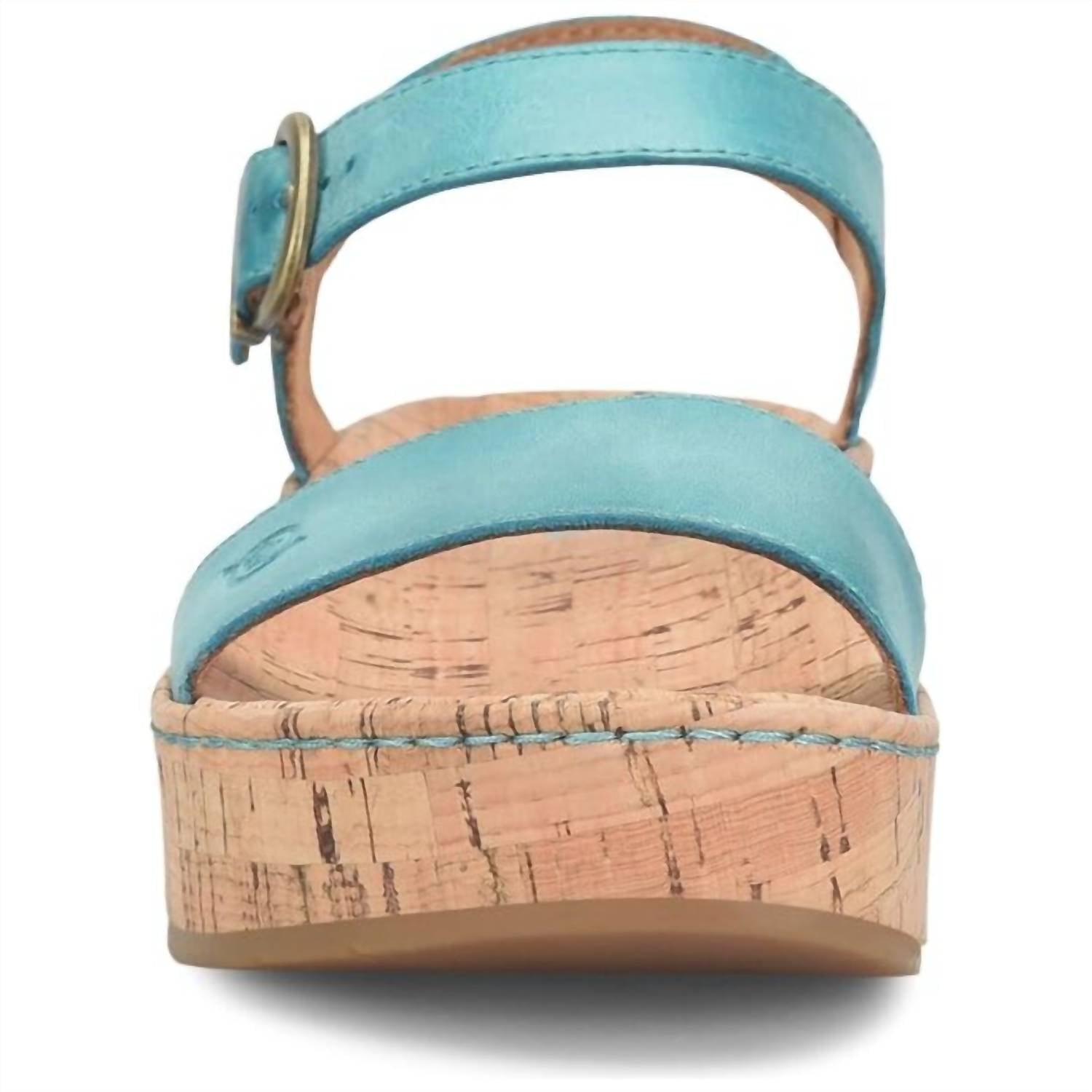 Women's Sari Sandal In Turquoise Born, Turquoise — фото 3