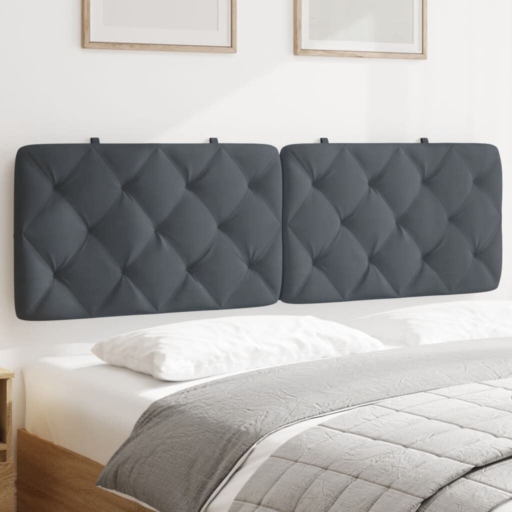 

Подушка на изголовье темно-серая бархатная 160 см DKD HOME DECOR