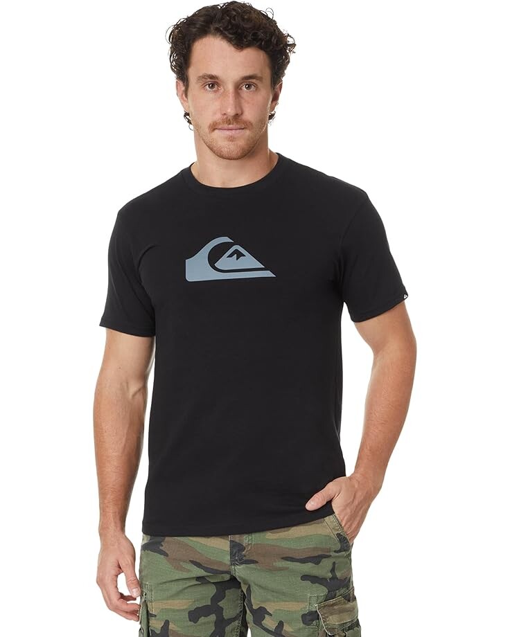 

Футболка Quiksilver Comp Logo Short Sleeve Screen Tee, черный