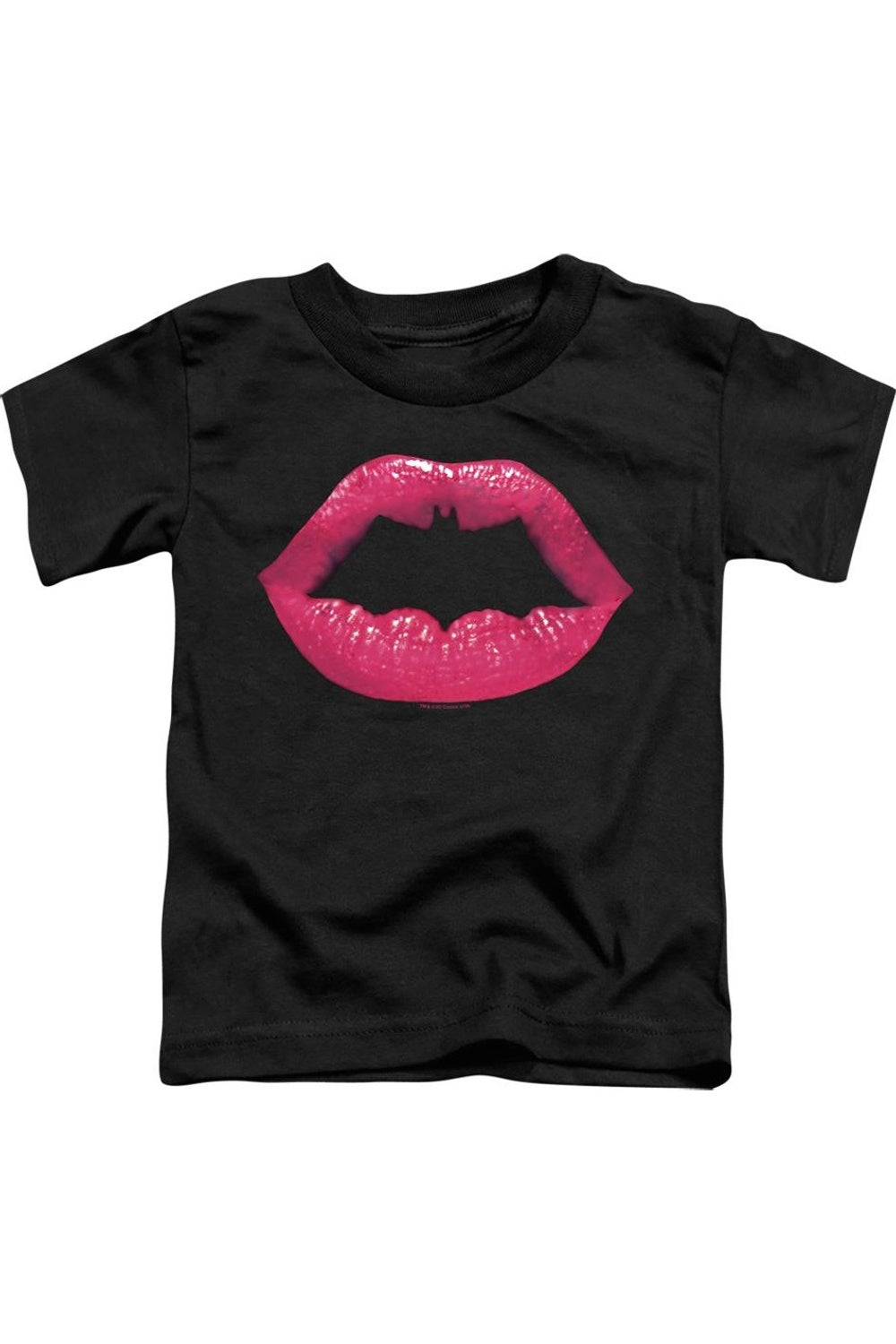 

Футболка с коротким рукавом для малышей Batman с поцелуем летучей мыши Gildan, черный