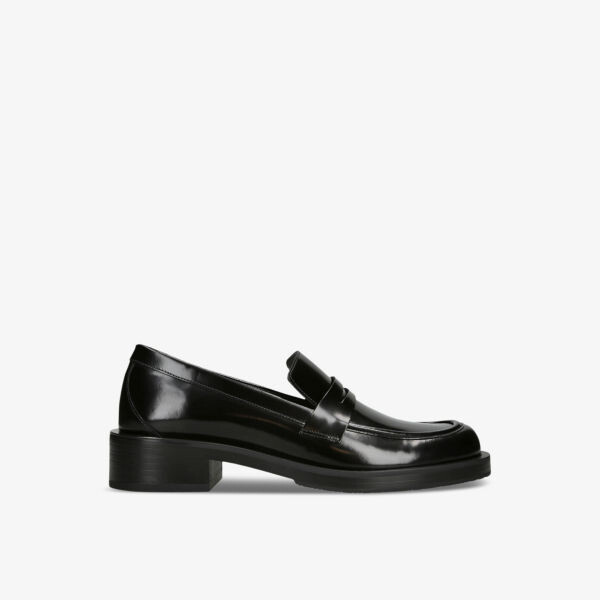 

Кожаные мокасины Palmer на плоской подошве Stuart Weitzman, черный