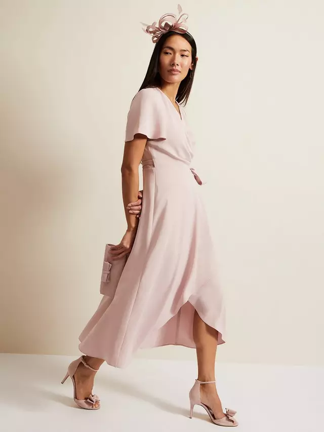 

Платье Phase Eight Julissa Wrap Midi, цвет antique/rose