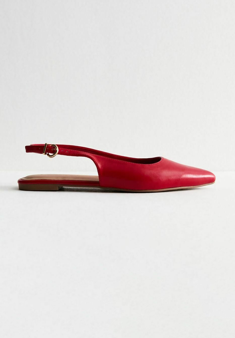 Туфли-лодочки с открытой пяткой POINTED TOE SLINGBACK New Look, красный — фото 4