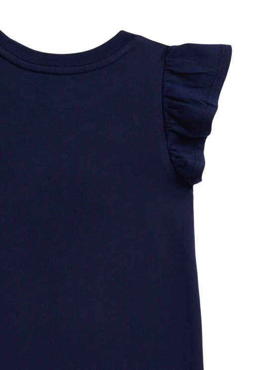 Платье на каждый день обычный крой 312971136001 Polo Ralph Lauren, синий — фото 4