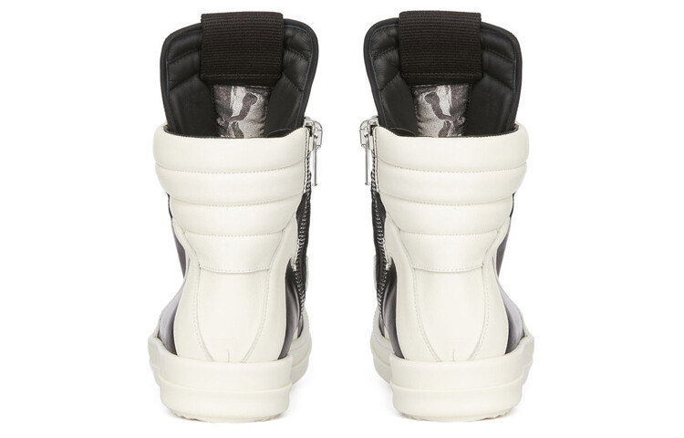 Кроссовки Rick Owens GeoBasket, черный / белый — фото 4