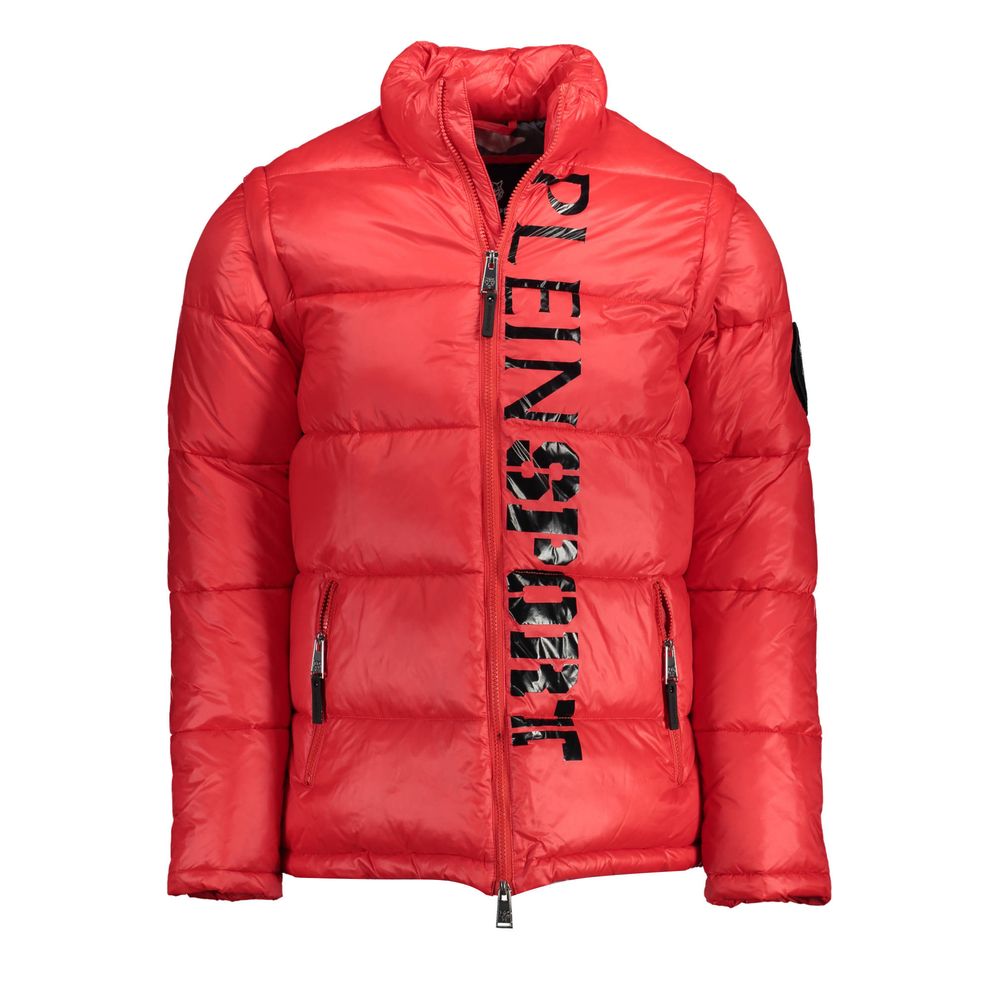 

Красная куртка из полиамида Plein Sport, красный