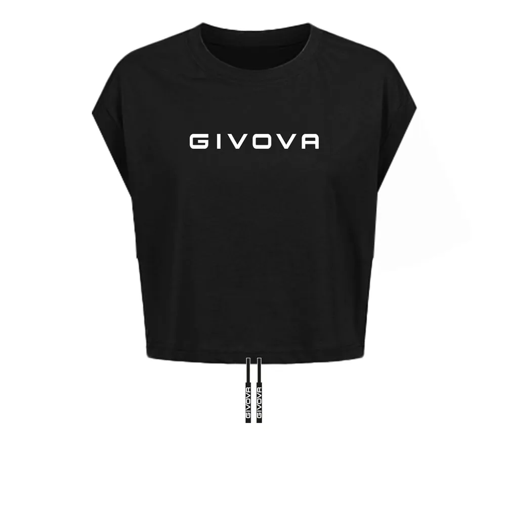 

Футболка с коротким рукавом спортивная Givova Cropped, черный