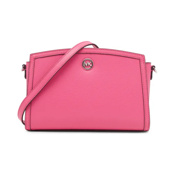

Кожаная сумка-мессенджер Michael Kors, розовый