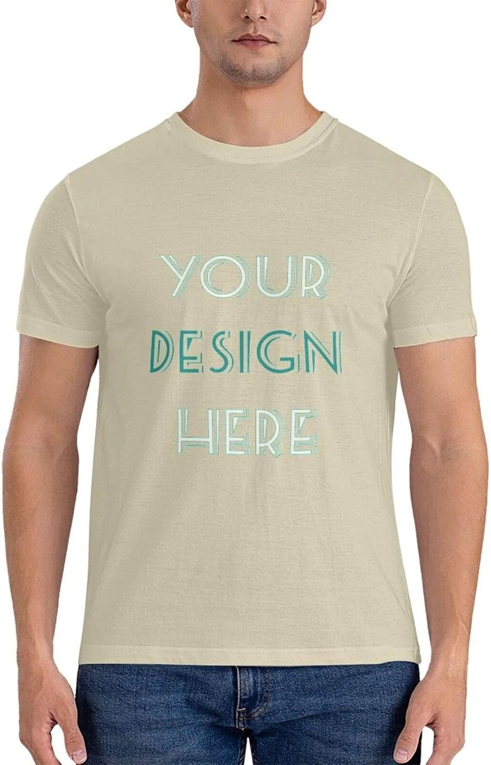 

Футболка Customized с принтом спереди и сзади, Cotton, с фото и текстом