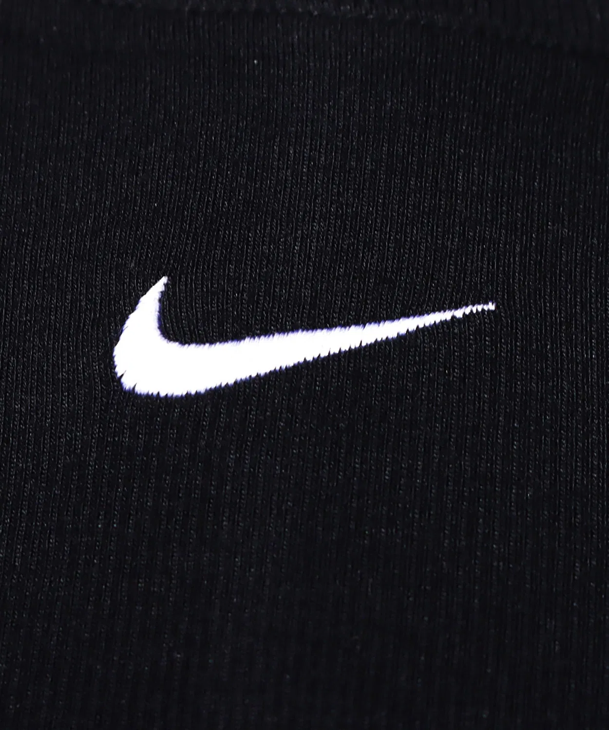 Топ Nike AS W NSW Essntl Rib Mock LS, чёрный — фото 4