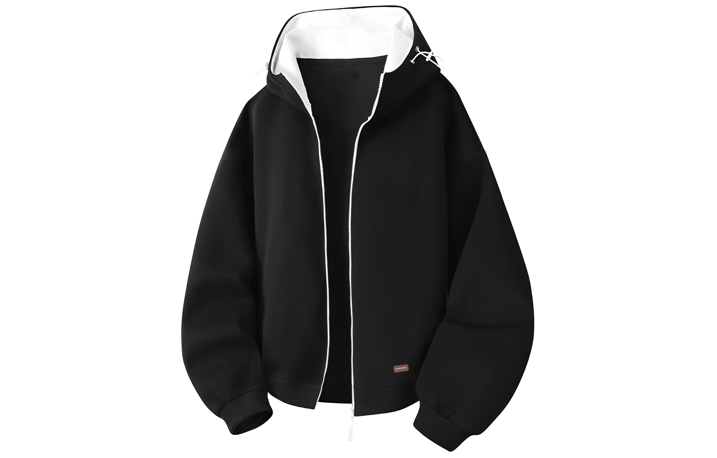 

Толстовка Unisex Hooded Moderate Cardigan WARRIOR, черный[free diy badge]