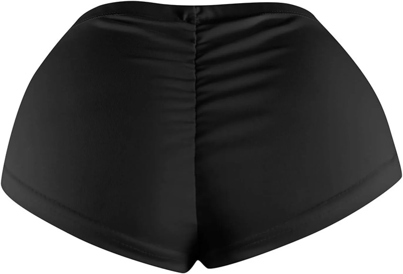 Женские шорты Cheeky Solid Bottoms 2026 с драпировкой и высоким вырезом — фото 2