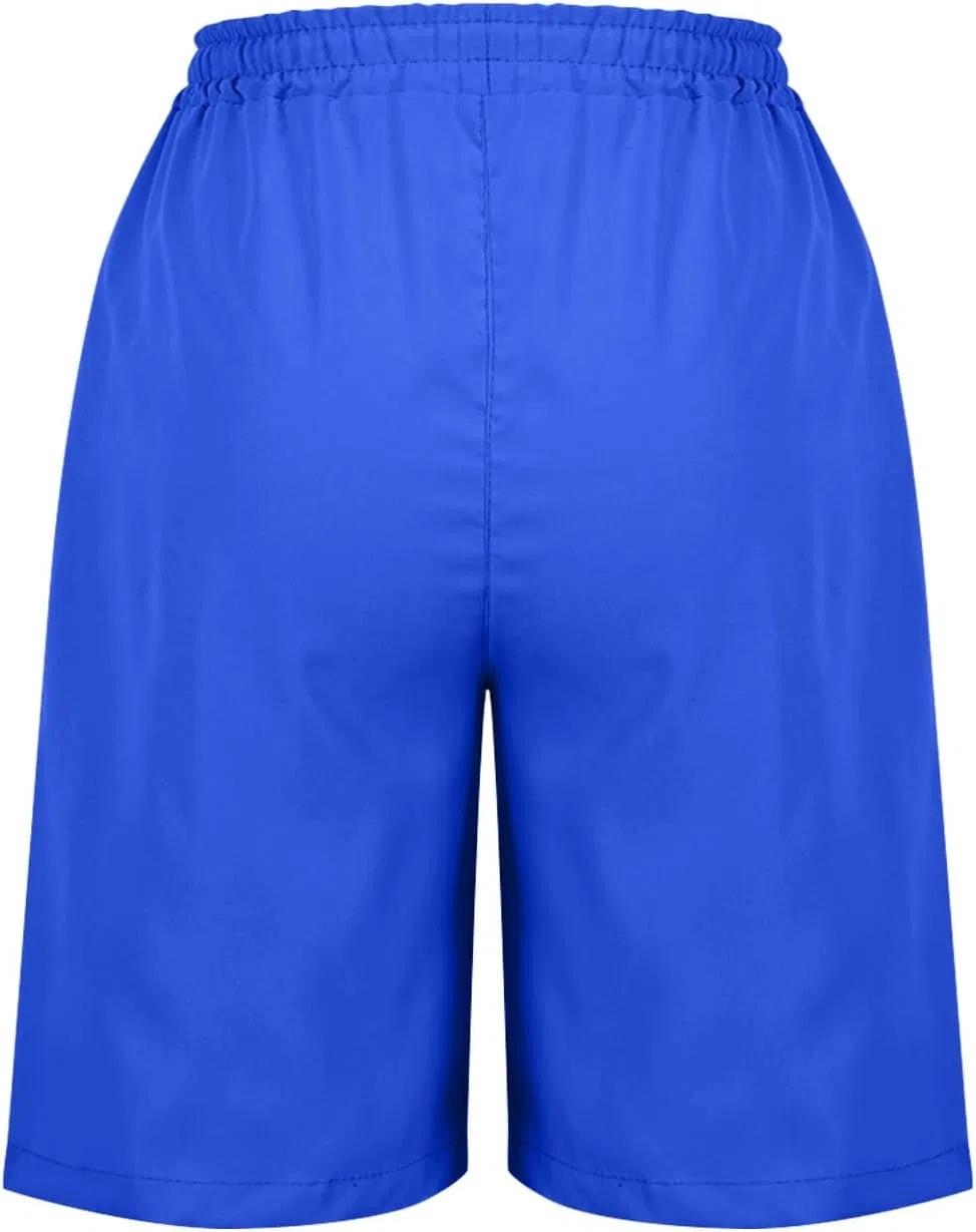 Шорты активные женские, Elastic Waist Drawstring, A01_blue — фото 3