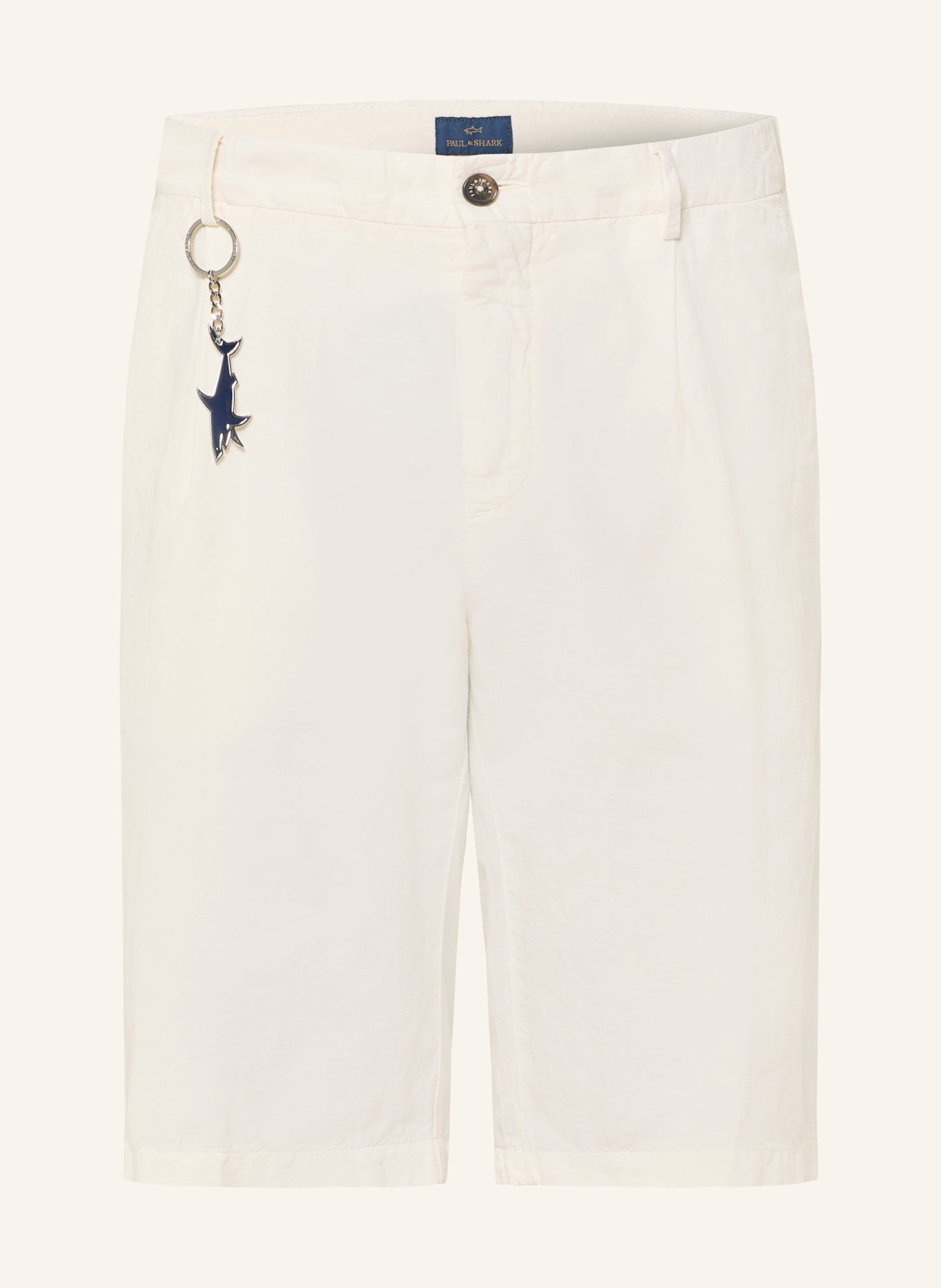 

Шорты с льном Paul & Shark, бежевый