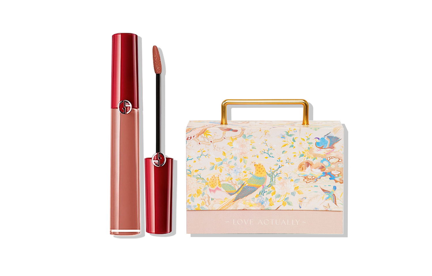 

Ji Light Phoenix Feather Box блеск для губ велюр легко растушевывается выравнивает тон GIORGIO ARMANI