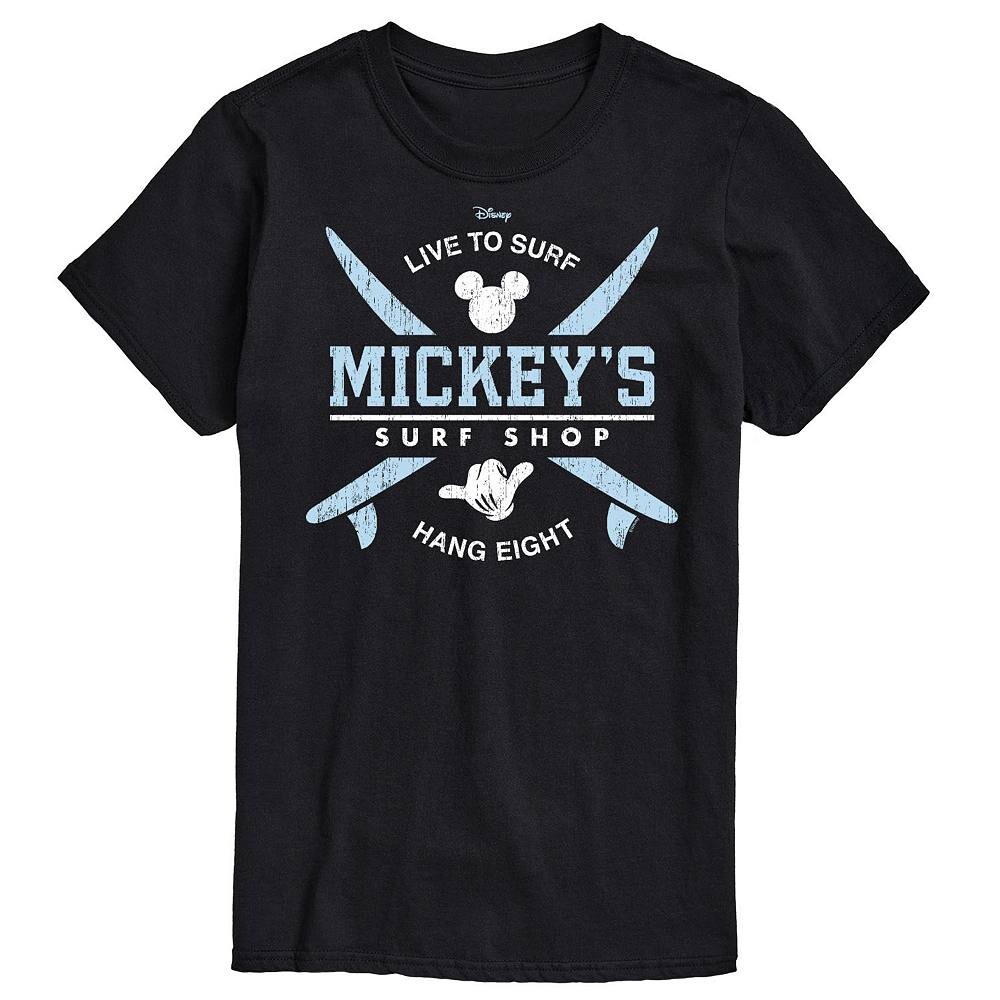 

Футболка с рисунком Disney's Mickey Mouse Big & Tall Surf Shop, черный