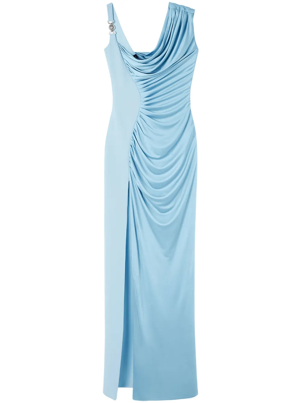 

Платье Medusa '95 с драпировкой VERSACE, синий